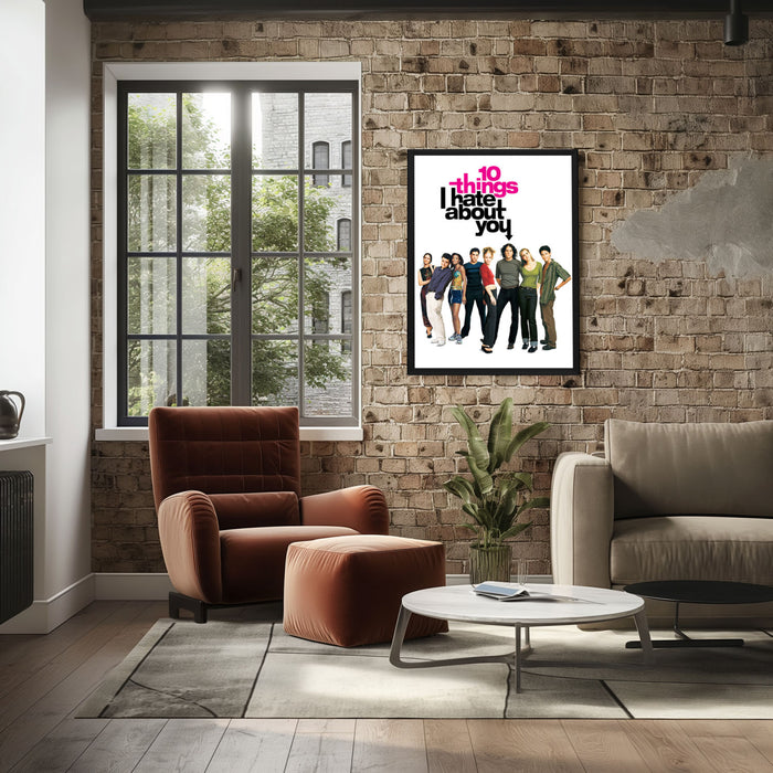 "10 Things I Hate About You" (1999) Framed Movie Poster