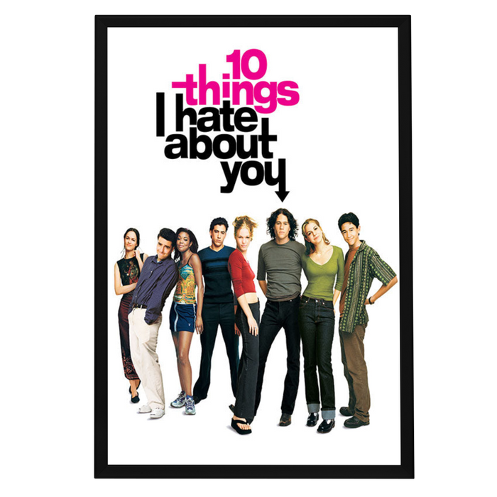 "10 Things I Hate About You" (1999) Framed Movie Poster