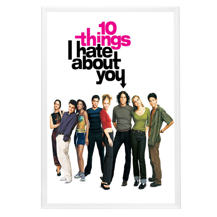 "10 Things I Hate About You" (1999) Framed Movie Poster