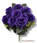 17.5'' Deluxe Rose Bush ( B1024N-#13 Purple ) AN10004
