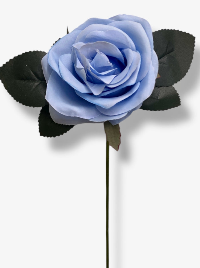 17.5'' Deluxe Rose Bush ( B1024N-#24 New Baby Blue  ) AN10004