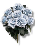 17.5'' Deluxe Rose Bush ( B1024N-#25 Sky Blue ) AN10004