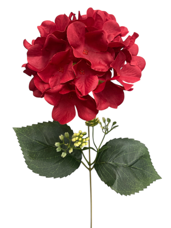 18'' Pongee Hydrangea Bush ( INT24007-#29 Burgundy )