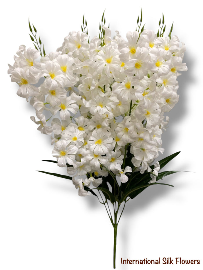 28.5'' Delphinium Bush ( INT7007-#2 White )