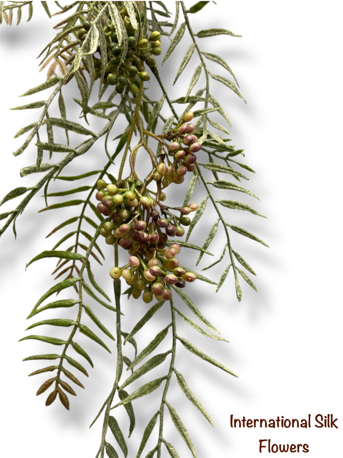 31" Faux Pepper Berry Vine ( PVP310-GR )