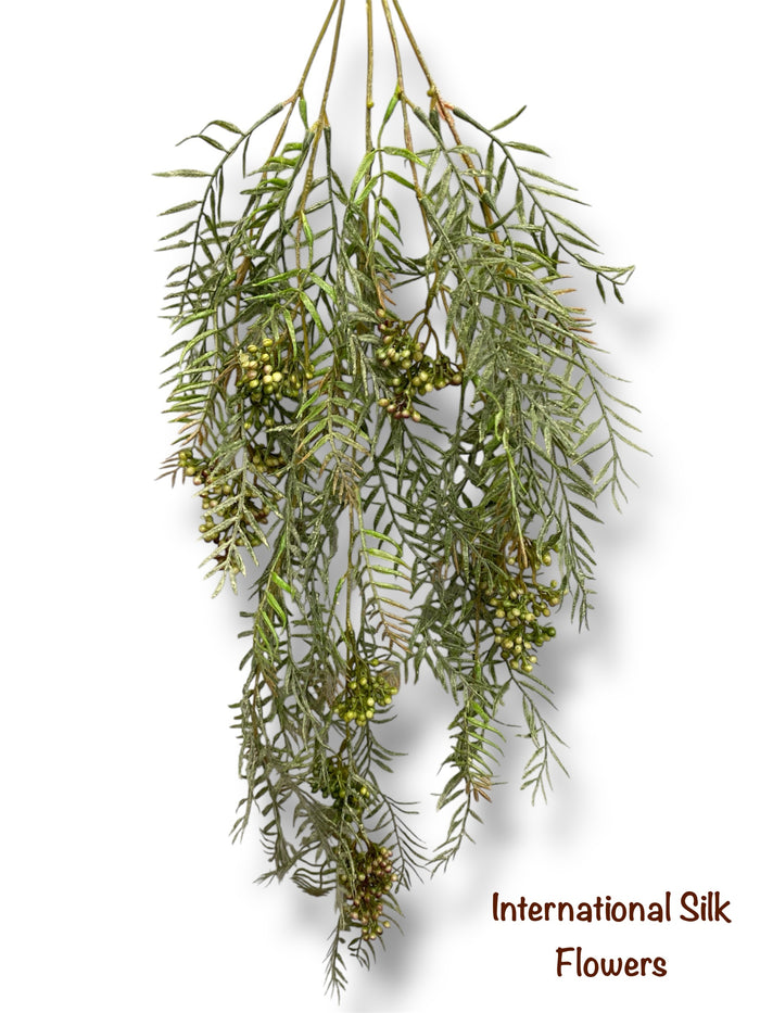 31" Faux Pepper Berry Vine ( PVP310-GR )