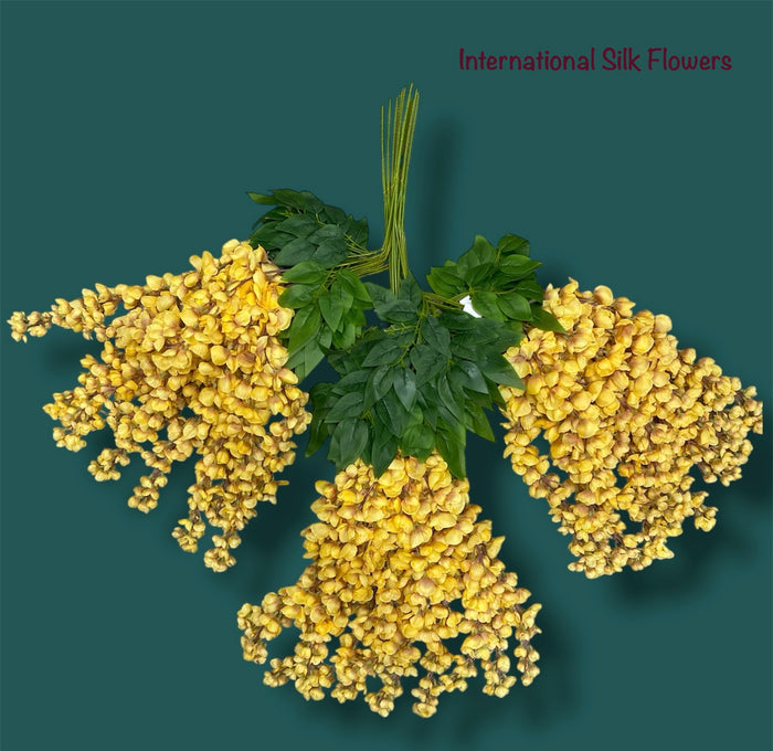 37'' Cassia Fistula ( H3001-#13 Apricot Yellow  )