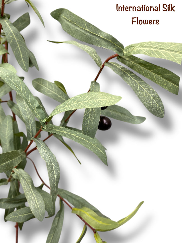 39'' Olive Leaf Branch ( INT1032-Frosted Green )