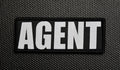 4" X 1.5" Woven AGENT Patch