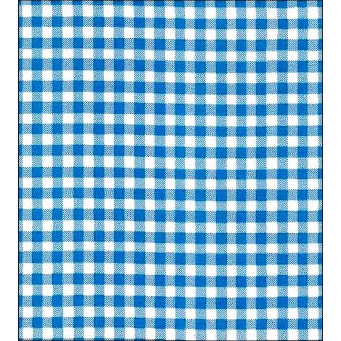 freckled sage blue gingham oilcloth swatch