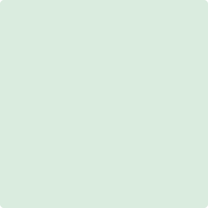 Benjamin Moore Color 625 Feather Green
