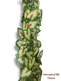 7.58' Red Caladium Chain Garland ( INT5025R )