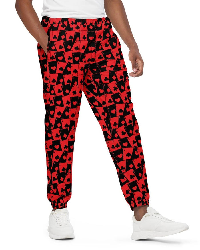 Ace Of Hearts Track Pants, Track Pants, - One Stop Rave