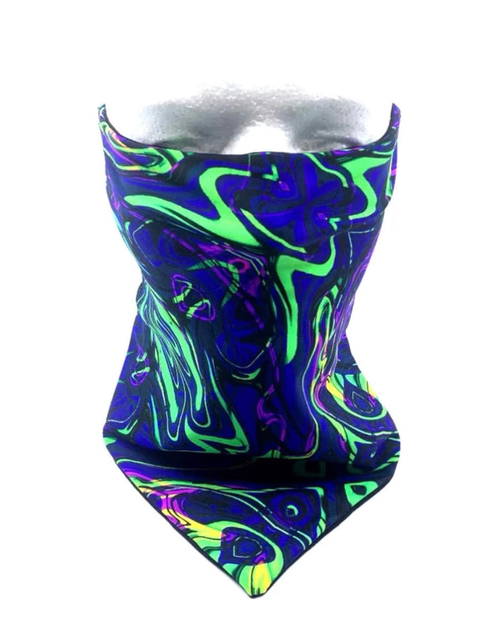 Acid Melt Bandana, Face Mask, - One Stop Rave