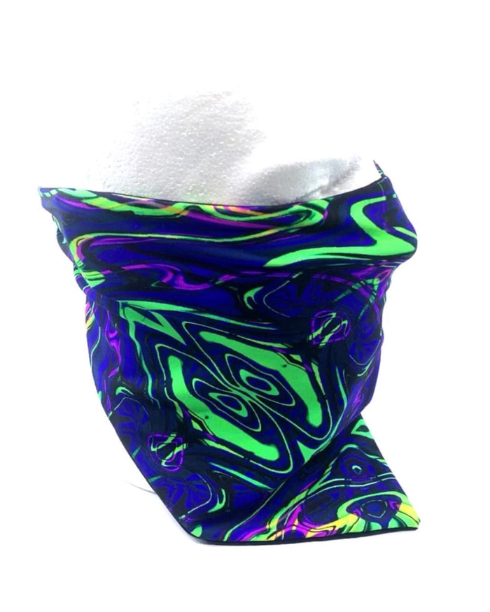 Acid Melt Bandana, Face Mask, - One Stop Rave