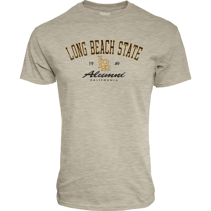 Alumni LB State T-Shirt - Oatmeal, Blue 84