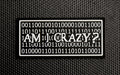 Am I Crazy GITD 3D PVC Morale Patch