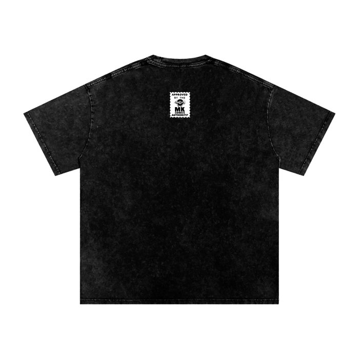 ATLiens - Snow Washed Oversized Cotton T-Shirt