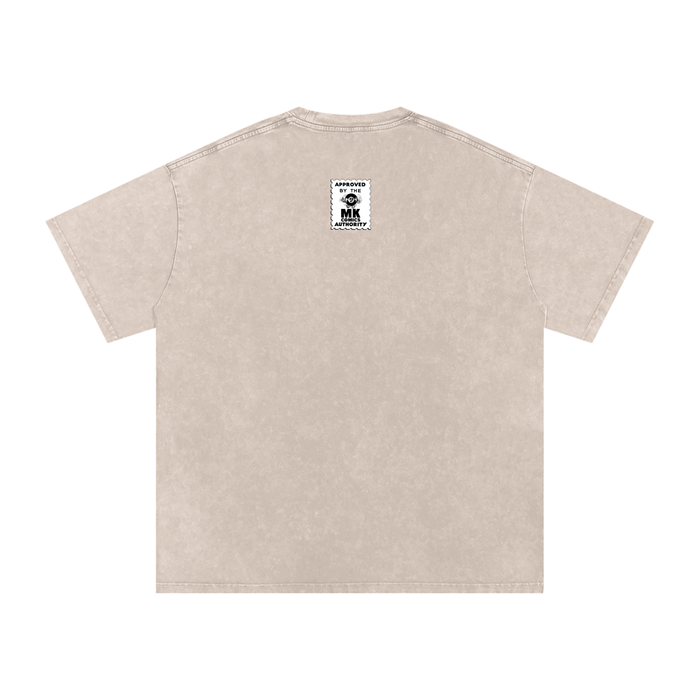 ATLiens - Snow Washed Oversized Cotton T-Shirt