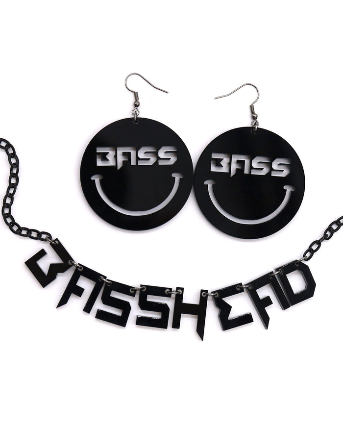 Basshead Earrings, Dangle Earrings, - One Stop Rave