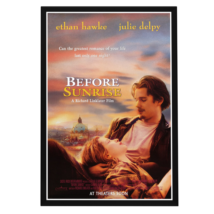"Before Sunrise" (1995) Framed Movie Poster
