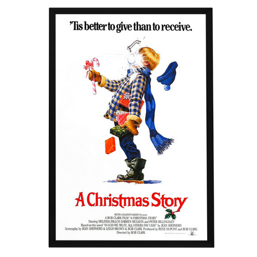 "Christmas Story" (1983) Framed Movie Poster