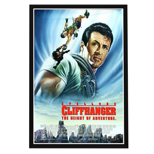 "Cliffhanger" (1993) Framed Movie Poster