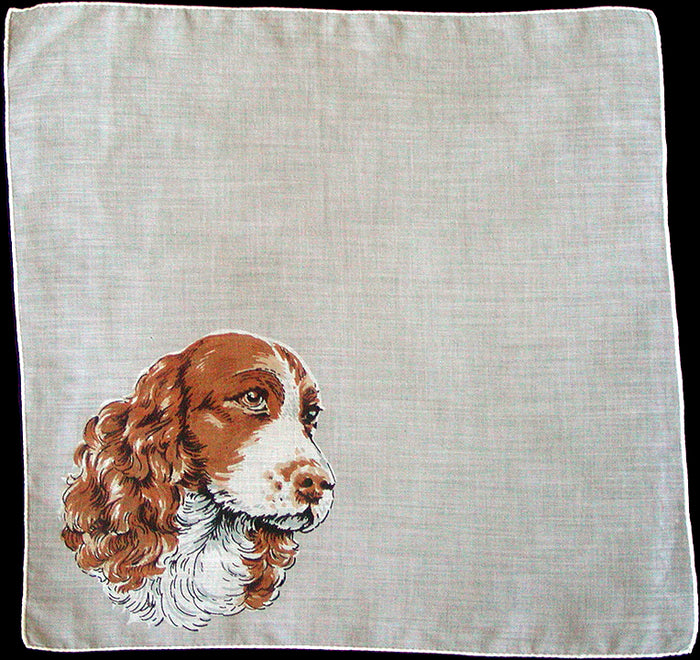 Cocker Spaniel Vintage Handkerchief
