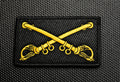 Crossed Sabres Premium Embroidered Morale Patch