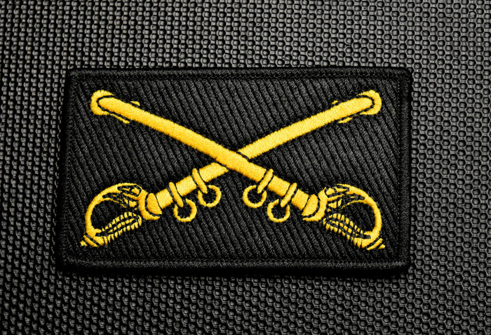 Crossed Sabres Premium Embroidered Morale Patch