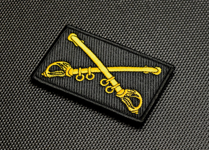 Crossed Sabres Premium Embroidered Morale Patch