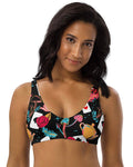 Curiouser and Curiouser Recycled Padded V-Top, V-Top, - One Stop Rave
