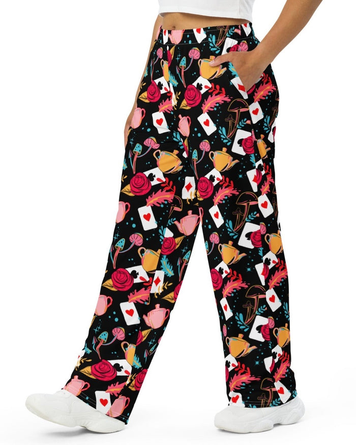 Curiouser and Curiouser Luxe Wide Leg Pants