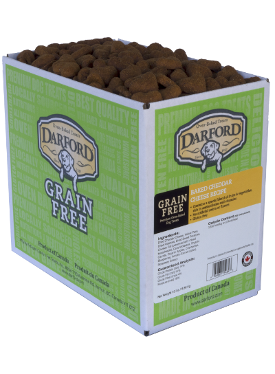 Darford Grain Free Cheddar Cheese Recipe Minis Oven Baked Dog Treats