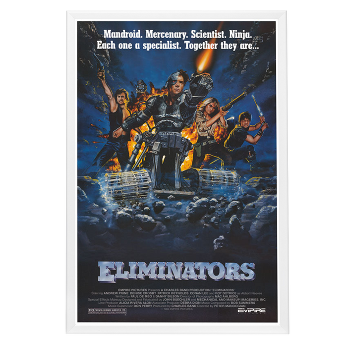 "Eliminators" (1986) Framed Movie Poster