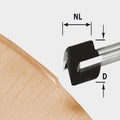Festool Edge trimming cutter HW D 19/16 S8 OFK 700 available at Colorize.