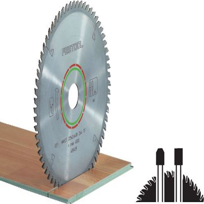 Festool Saw Blade HW 260X2,5X30 TF64 LAMINATE/HPL available at Colorize.