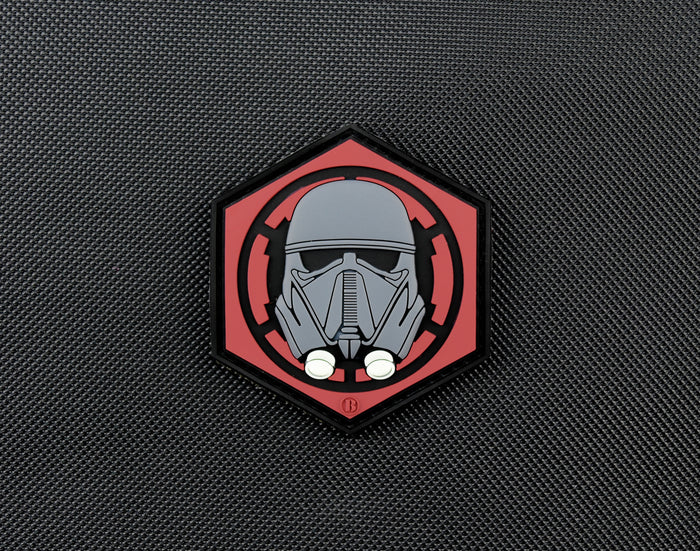 First Order Death Trooper 3D PVC GITD Morale Patch