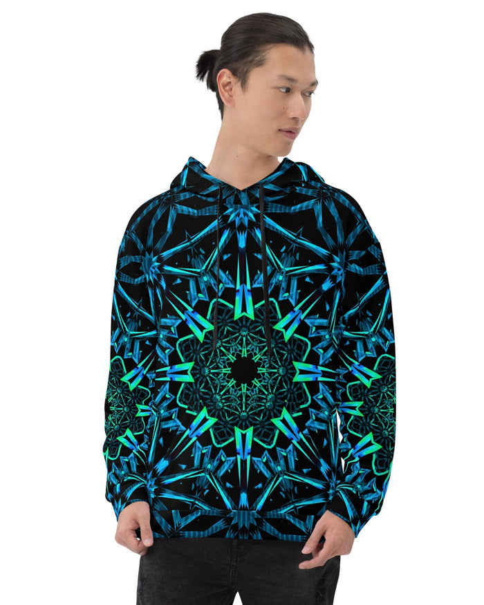 Fractals Hoodie, Hoodie, - One Stop Rave