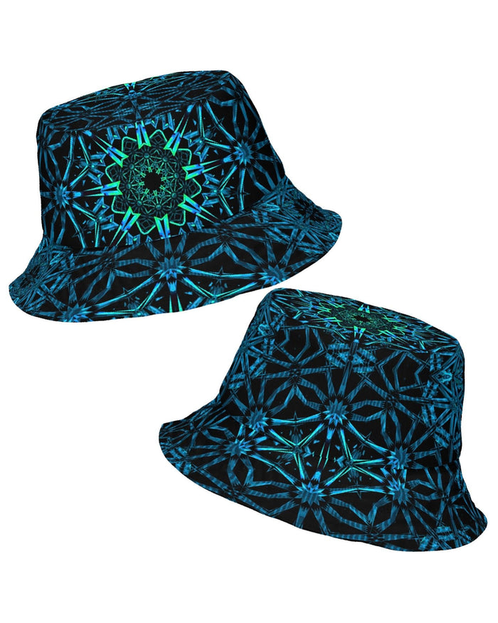 Fractals Reversible Bucket Hat, Bucket Hat, - One Stop Rave