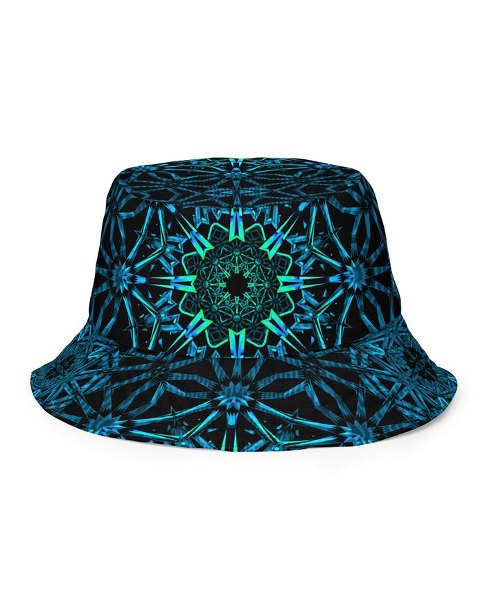Fractals Reversible Bucket Hat, Bucket Hat, - One Stop Rave