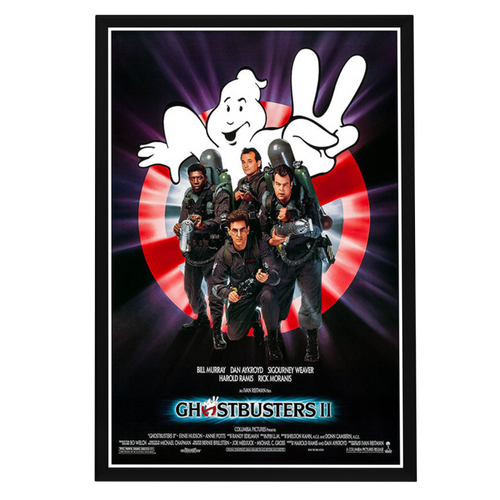"Ghostbusters II" (1989) Framed Movie Poster