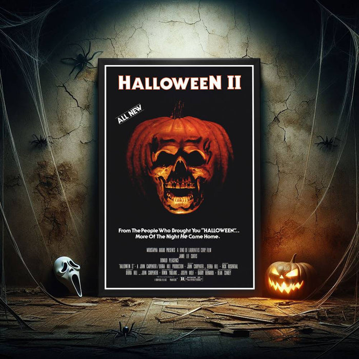 "Halloween II" (1981) Framed Movie Poster