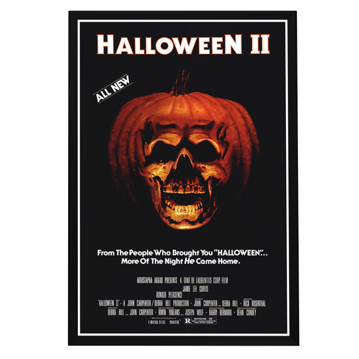 "Halloween II" (1981) Framed Movie Poster