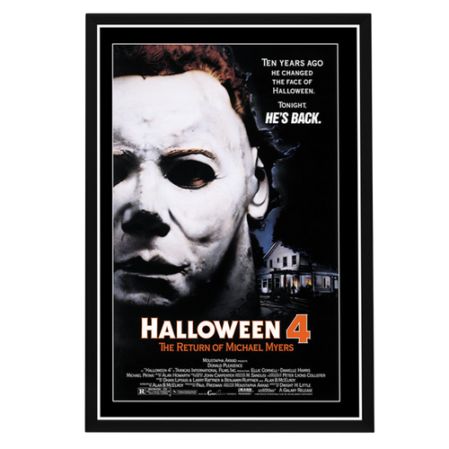 "Halloween IV: The Return of Michael Myers" (1988) Framed Movie Poster