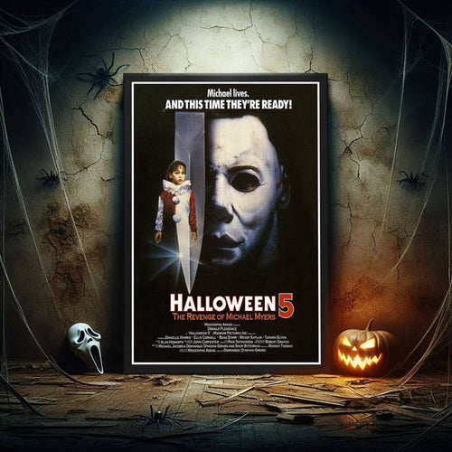 "Halloween V: The Revenge of Michael Myers" (1989) Framed Movie Poster