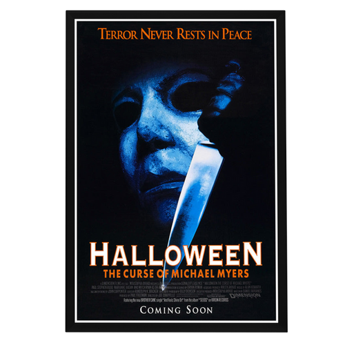 "Halloween VI: The Curse of Michael Myers" (1995) Framed Movie Poster