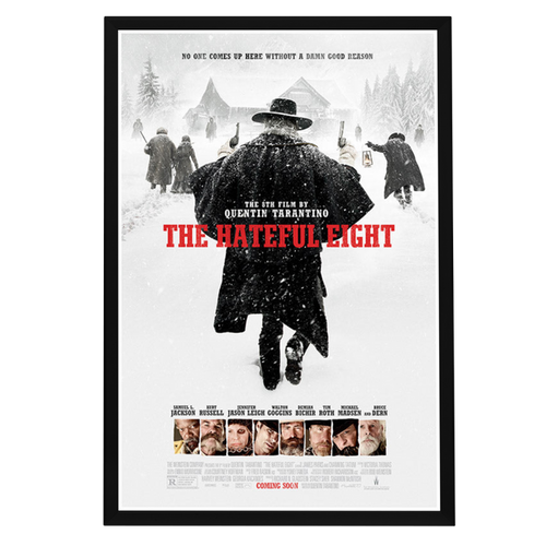 "Hateful Eight" (2015) Framed Movie Poster
