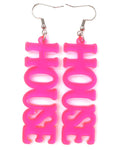House Music Earrings, Dangle Earrings, - One Stop Rave