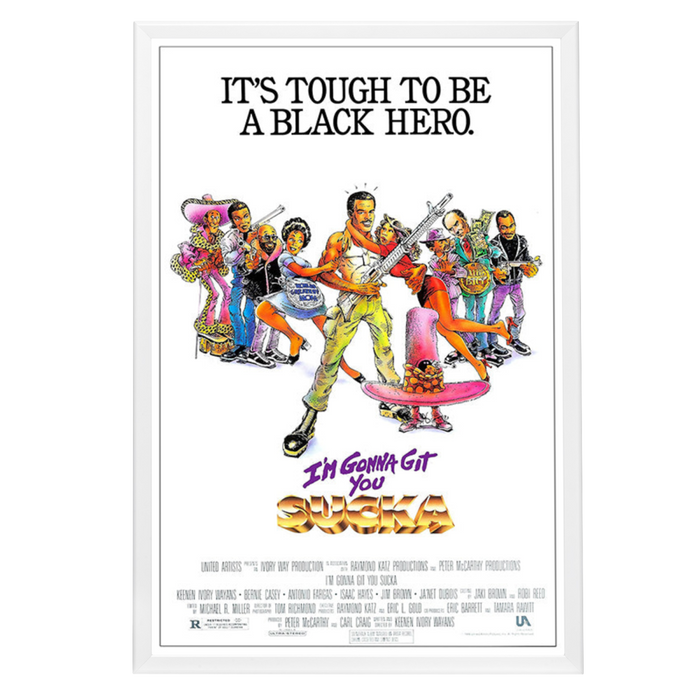 "I'm gonna Git you Sucka" (1988) Framed Movie Poster